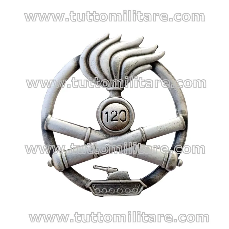 Fregio Basco 120º Gruppo Artiglieria Campagna Semovente "Po"