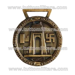 Retro Medaglia Commemorativa Campagna italo-Tedesca africa settentrionale