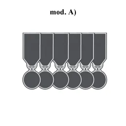 Medagliere 6 Posti completo di  Attacco Posteriore