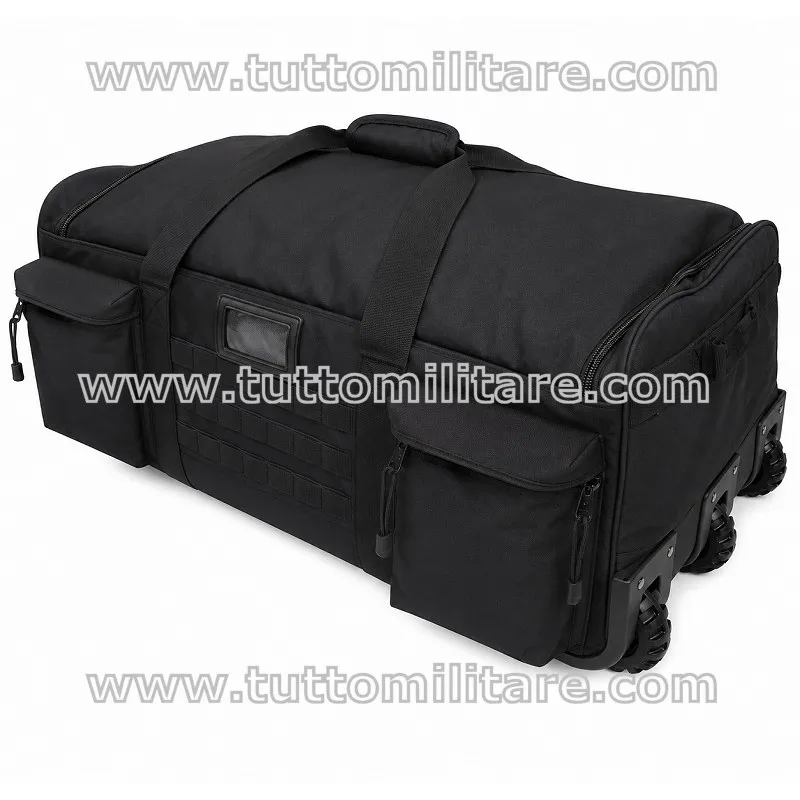 Trolley Nero 135 Litri con Tre Ruotine