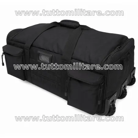 Trolley Nero 135 Litri con Tre Ruotine