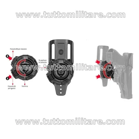 Sistema Rotativo Modulare Fondina VH 8KR80 | Tutto Militare