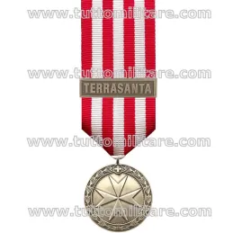 Dettaglio della Medaglia Terra Santa SMOM Sovrano Militare Ordine di Malta