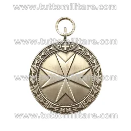 Fronte della Medaglia Terra Santa SMOM Sovrano Militare Ordine di Malta