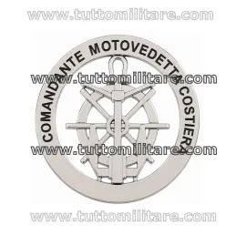 Distintivo Comandante Motovedetta Costiera Carabinieri