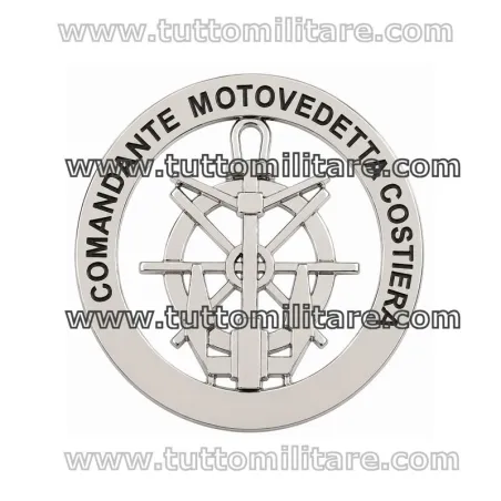 Distintivo Comandante Motovedetta Costiera Carabinieri