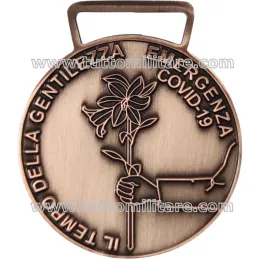 Fronte Medaglia Bronzo Il Tempo della Gentilezza CRI EXTRA