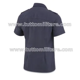 Retro Schiena Camicia Atlantica Polizia di Stato