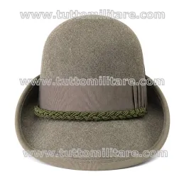 Vista Frontale del Cappello alpino per Ufficiali e Sottufficiali