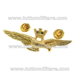 Distintivo Metallo Brevetto Pilota Aeronautica Militare
