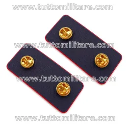Alamari Guardia Giurata Vigilanza Privata Bordo Rosso