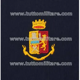 logo ricamato araldico polizia di stato