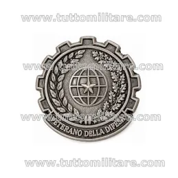 Distintivo Metallo Veterano delle Missioni Internazionali 20 mm con globo e stella