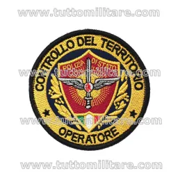 Patch Operatore Controllo del Territorio Polizia di Stato