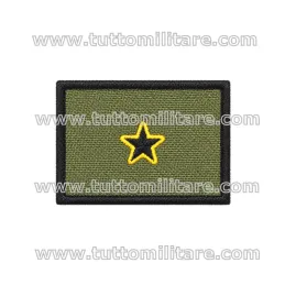 Grado Velcro Aspirante Sottotenente Esercito 7×5 cm