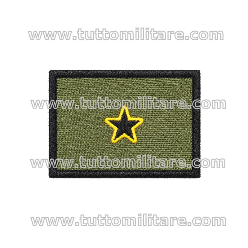Grado Velcro Aspirante Sottotenente Esercito 7×5 cm